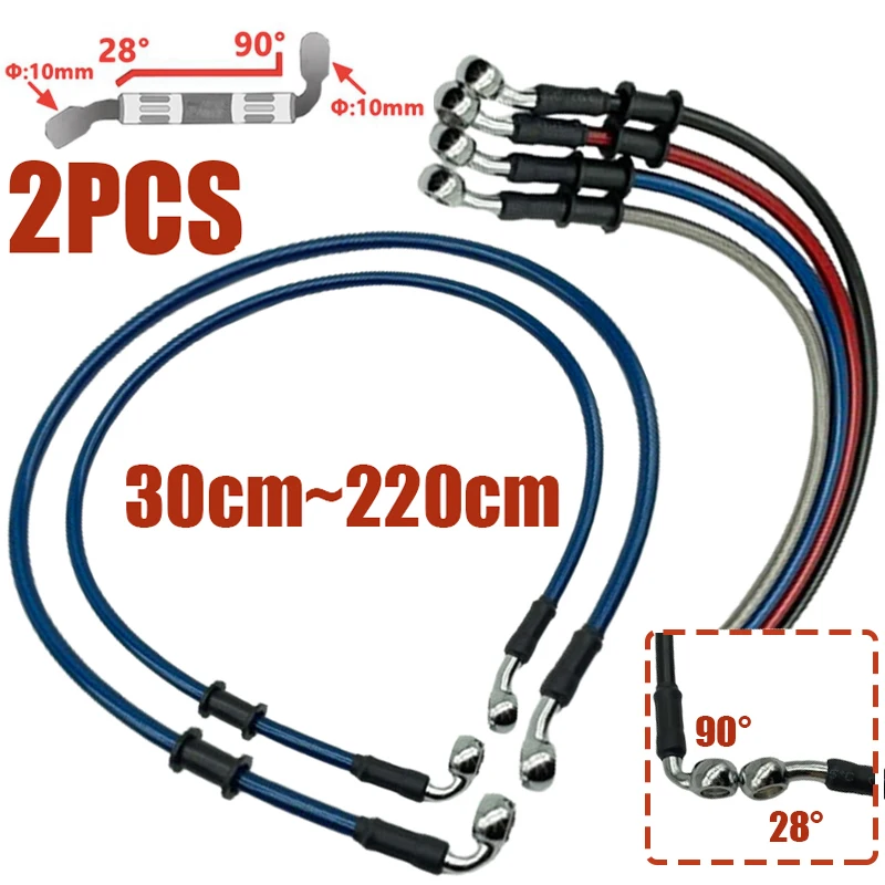 2X 10mm 28-90 Degree Motorcycl - đánh giá và giá Motorcycle Brake Cable